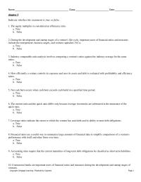 Entrepreneurship Chapter 5 1 Financial ratios are a useful way to summarize large amounts of financial data to simplify comparisons of a venture’s performance with itself and other firms over time