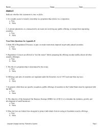 Entrepreneurship Chapter 8 1 The objective of the Jumpstart Our Business Startups (JOBS) Act of 2012 is to stimulate the initiation, growth, and development of small businesses