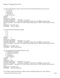 Finance Chapter 3 3 You are age 30 and single with no dependents. You take the standard deduction. Based on this information, you [could | could not] use the 1040EZ