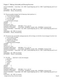 Finance Chapter 5 3 Barb and Bob want to purchase a new home but don’t know how much mortgage they can qualify for. The lender requires that total installment loan payments not exceed 35% of gross monthly income