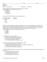Accounting Chapter 13 2 Frogue Corporation uses a standard cost system. The following information was provided for the period that just ended