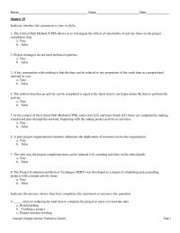 Management Chapter 19 1 A key assumption with crashing is that the time can be reduced to any proportion of the crash time at a proportional increase in cost