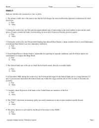 Finance Chapter 4 1 The primary credit rate is the interest rate that the Fed charges the most creditworthy depository institutions for short-term loans