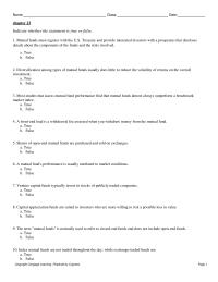 Finance Chapter 23 1 The returns on international stock mutual funds are affected only by foreign companies’ stock prices and are independent of currency movements