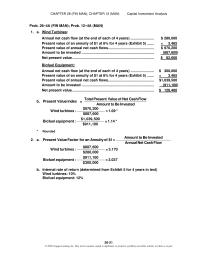 Accounting Chapter 12 Homework The net present value, present value index, and internal rate of return all indicate that the biofuel equipment