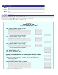 Accounting Chapter 15 Homework Martinez Inc. Statement of Cash Flows For the Year Ended December 31, 20Y4
