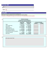 Accounting Chapter 16 Homework&nbsp;Winthrop Company Comparative Income Statement For the Years Ended December 31