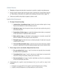 Business Ethics Chapter 3 1 Companies can also provide very explicit training by having employees consider actual ethical dilemmas and assess how employees react to these dilemmas