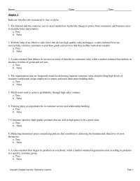 Marketing Chapter 1 1 The Internet and the extensive use of social media have fueled the change in power from consumers and business users to manufacturers and retailers
