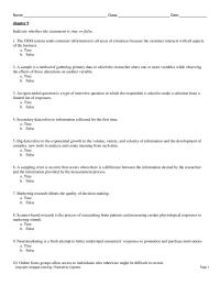 Marketing Chapter 9 1 An open-ended question is a type of interview question in which the respondent is asked to make a selection from a limited list of responses