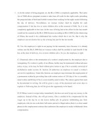 Dismissal refers to the termination of a worker’s employment