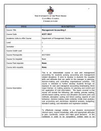 Mgmt Accounting 3THE UNIVERSITY
