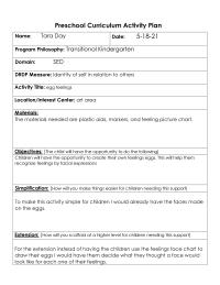 Transitional Kindergarten