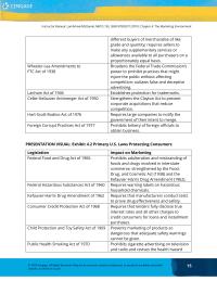 Marketing Chapter 4 Homework Legislation that affects marketing varies from state by state. Several states, including California and North Carolina, are considering levying a tax on all in-state commercial advertising