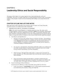 Management Chapter 6 Homework Ethics is the study of moral obligations, or separating right from wrong. Also, ethics are the accepted guidelines of behavior for groups or institutions