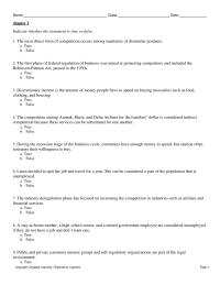 Marketing Chapter 3 1 The first phase of federal regulation of business was aimed at protecting competitors and included the Robinson-Patman Act, passed in the 1930s