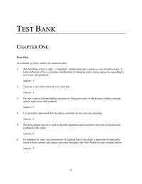Business Law Chapter 1 1 The new science of biotechnology promises to bring new cures of old diseases without creating serious legal issues and problems.