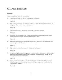 Business Law Chapter 13 1 Right-to-know laws require that employers disclose, to workers who request the information, the average rate of pay for all workers in the business&nbsp;