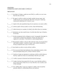 Communications Chapter 9 1 Wives are more likely than husbands to have relationship-sensitive, other-directed thoughts during active conflicts with their spouses