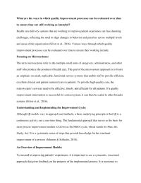 What are the ways in which quality improvement processes can be evaluated over time to ensure they are still working as intended