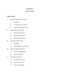 Special Education Chapter 12 Chapter 12 George Most Likely Receiving Day Habilitation Services
