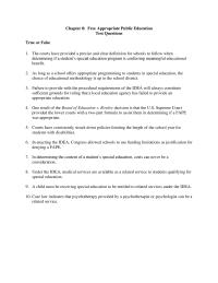 Special Education Chapter 8 1 Iep Proximity The Proposed Placement The Students Home School The Lre Mandate