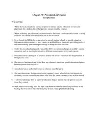 Special Education Chapter 12 1 Iep Compensatory Relief Injunctive Relief Tuition Relief Punitive Damages Every Notice Sent