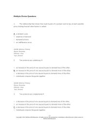 Economics Chapter 2 1 The relationship that shows how much buyers of a product want to buy at each possible price, holding fixed all other factors is called