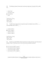 Economics Chapter 10 2 Which of the following is NOT a reason why an increase in the interest rate usually makes investment projects less attractive