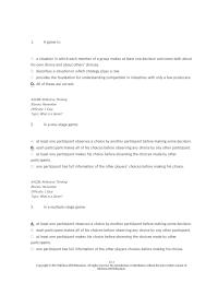 Economics Chapter 12 1 Refer to Figure a. Charlie and Joe both want to ride shotgun with their mother, so they play a game of rock-paper-scissors to determine who gets to sit in the front seat