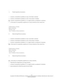 Economics Chapter 16 1 Outcome-oriented notions of equity focus on what people could choose rather than what they actually choose. The principle of equal opportunity is an example of