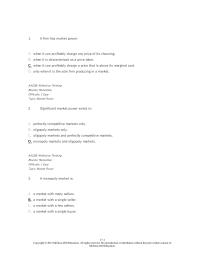 Economics Chapter 17 1&nbsp;there can never be a difference between the marginal cost of higher product quality and the marginal value to consumers of higher product quality