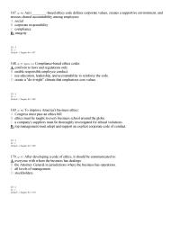 Chapter 4 3 In an effort to help employees resist the pressure to make an unethical decision, the Johnston Petroleum Company has communicated their code of ethics statement to their suppliers