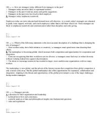 Chapter 7 3 When managers determine that an organization is not making sufficient progress toward achieving its goals and objectives and they develop corrective measures, they are involved in