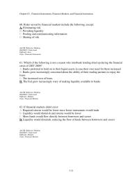 Banking Chapter 3 2 Small savers would rather use financial institutions than lend directly to borrowers because Financial intermediaries pool funds of