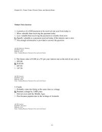 Banking Chapter 4 1 Which of the following best expresses the proceeds a lender receives from a one-year simple loan when the annual interest rate equals&nbsp;