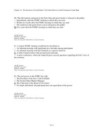 Banking Chapter 16 2 Comparing the European and the U.S. central bank systems, the National Central Banks that make up part of the European System of Central Banks resembles