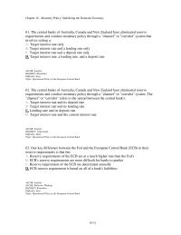 Banking Chapter 18 2 The central banks of Australia, Canada and New Zealand have eliminated reserve requirements and conduct monetary policy through