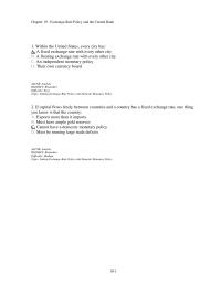 Banking Chapter 19 1 If inflation in country A exceeds inflation in country B, we can express the percentage change in the units of currency of country A per unit of currency of country B