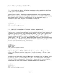 Banking Chapter 19 3 Everything else equal, if the Fed decided to fix the euro/dollar exchange rate, what would be the impact on the money supply in the U.S. if the euro started to decline
