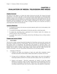 Journalism Chapter 11 Homework Radio has become a very viable media option for national as well as local advertisers. Examples of the creative and effective use of radio are readily available