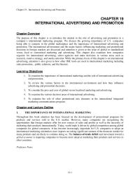 Journalism Chapter 19 Homework Just as with domestic marketing, companies engaging in international marketing must carefully analyze and consider the major environmental factors of each market in which they compete