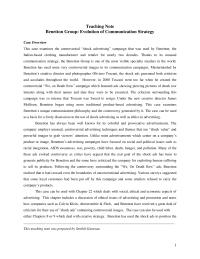 Journalism Teaching Note Homework Do you agree with Benetton’s decision to drop&nbsp; the use of shock ads and return to the use of more conventional ads