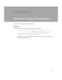Chapter 9 Homework Is there a security risk with the above snippet? If no, explain why, and if yes, explain why and how to fix it. Consider the following snippet of a program using&nbsp;