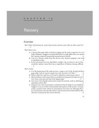 Chapter 16 Homework Copying the page table in shadow paging can be quite expensive for very large databases. Suggest an implementation of page tables that can reduce
