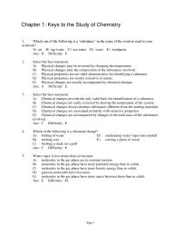 Chemical Engineering Chapter 1 1 A scientist made careful measurements of the pressure and temperature of many different gases. Based on these measurements, he concluded that
