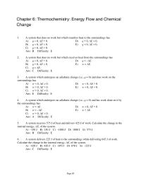 Chemical Engineering Chapter 6 1 Cold packs, whose temperatures are lowered when ammonium nitrate dissolves in water, are carried by athletic trainers when transporting ice is not possible