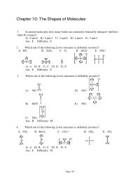 Chemical Engineering Chapter 10 1 The best Lewis structure for sulfuric acid has zero formal charges, sulfur as the central atom, and no bonds between S and H. How many single and double bonds