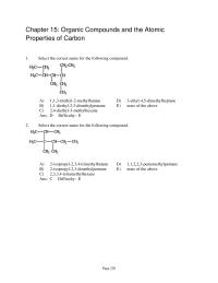 Chemical Engineering Chapter 15 1 Benzene will react with chloromethane in the presence of a catalyst to produce toluene and hydrogen chloride. Select the correct reaction type for the process