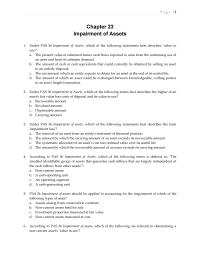 Chapter 23: Impairment of Assets